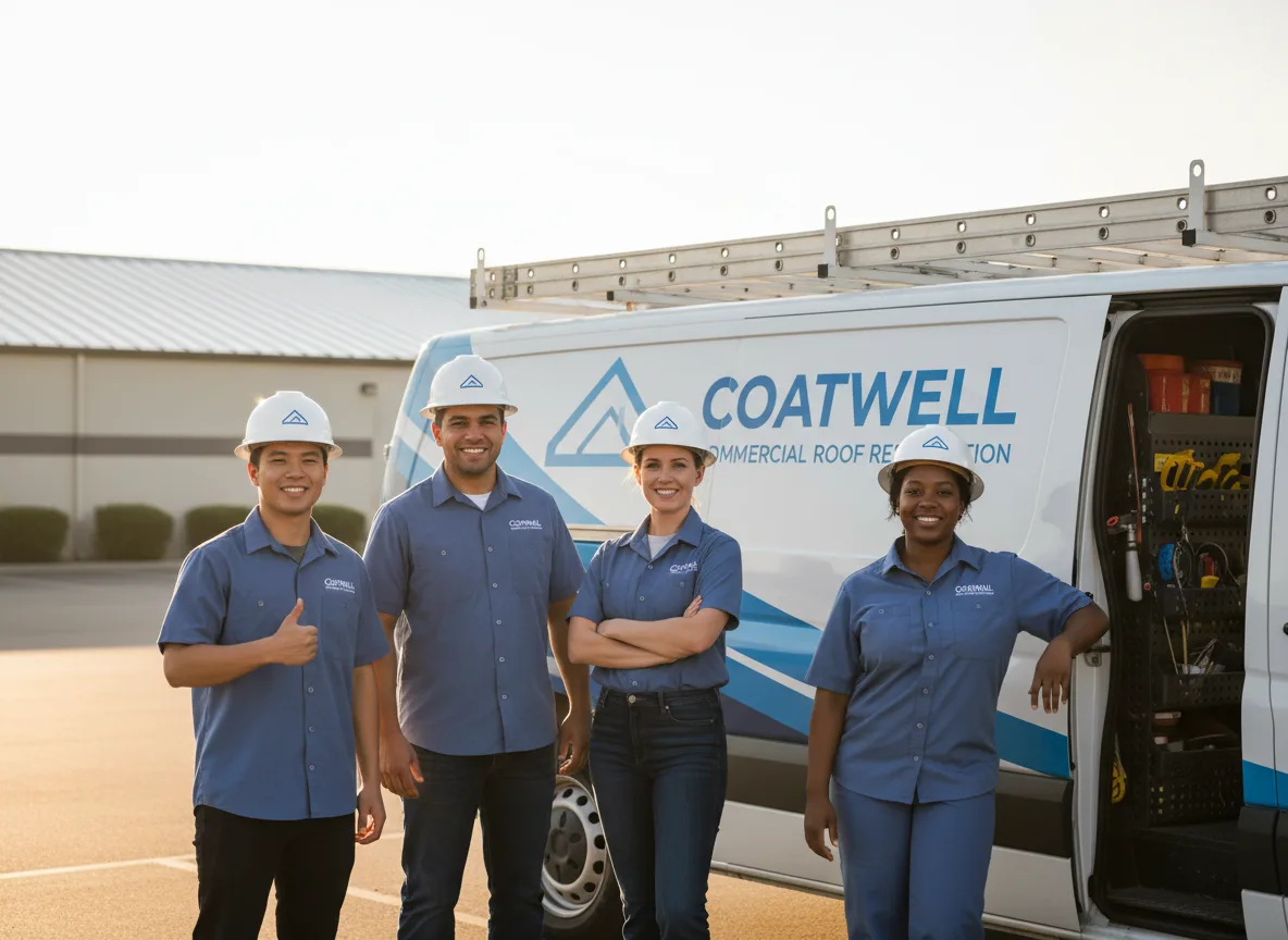 Commercial roof coating company in Hemphill, TX